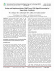 Research paper thumbnail of Design and Implementation of DWT based EMG Signal Processing for Upper Limb Prosthesis