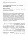 Research paper thumbnail of Expression profile of oxidative and antioxidative stress enzymes based on ESTs approach of citrus