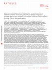 Research paper thumbnail of Sequencing of diverse mandarin, pummelo and orange genomes reveals complex history of admixture during citrus domestication