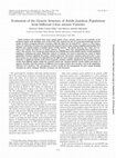 Research paper thumbnail of Evaluation of the Genetic Structure of Xylella fastidiosa Populations from Different Citrus sinensis Varieties