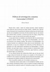 Research paper thumbnail of Políticas de investigación conjuntas universidad-CONICET