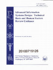 Research paper thumbnail of Advanced Information Systems Design: Technical Basis and Human Factors Review Guidance