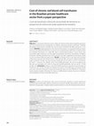 Research paper thumbnail of Cost of chronic red blood cell transfusion in the Brazilian private healthcare sector from a payer perspective