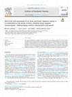 Research paper thumbnail of Short-term risk assessments in an acute psychiatric inpatient setting: A re-examination of the Brøset Violence Checklist using repeated measurements – Differentiating violence characteristics and gender