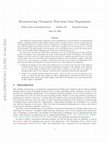 Research paper thumbnail of Reconstructing Ultrametric Trees from Noisy Experiments