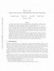 Research paper thumbnail of Best vs. All: Equity and Accuracy of Standardized Test Score Reporting