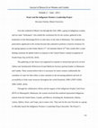 Research paper thumbnail of Water and the Indigenous Women's Leadership Project