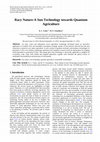 Research paper thumbnail of Racy Nature-A Sun Technology towards Quantum Agriculture