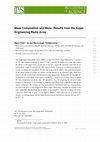 Research paper thumbnail of Mass Composition and More: Results from the Auger Engineering Radio Array