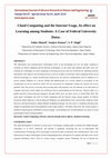 Research paper thumbnail of Cloud Computing and the Internet Usage, Its effect on Learning among Students: A Case of Federal University Dutse