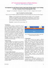 Research paper thumbnail of Investigations on the plasma-surface interaction during atomic layer etching of thin transition-metal dichalcogenide films