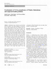 Research paper thumbnail of Geochemistry of Cd in groundwater of Winder, Balochistan and suspected health problems