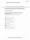 Research paper thumbnail of Physicochemical Properties of Partbaked Breads