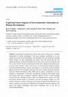 Research paper thumbnail of Exploring Future Impacts of Environmental Constraints on Human Development