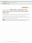 Research paper thumbnail of Correction: Corrigendum: Radiocarbon constraints on the extent and evolution of the South Pacific glacial carbon pool