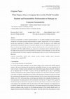 Research paper thumbnail of What Purpose Does a Company Serve in the World? Swedish Students and Sustainability Professionals in Dialogue on Corporate Sustainability