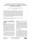 Research paper thumbnail of Developing a Human Centered Business Index – Leading with Purpose, Empathy, Systems-Approach and Resilience in ‘Business Beyond Sustainability’