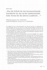 Research paper thumbnail of „Was die Schule für das heranwachsende Geschlecht ist, das ist der landwirtschaftliche Verein für die älteren Landwirte...“ Bildungsanspruch und -wirklichkeit landwirtschaftlicher Vereine im 19. Jahrhundert