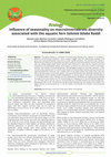 Research paper thumbnail of Influence of seasonality on macroinvertebrate diversity associated with the aquatic fern Salvinia biloba Raddi