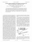 Research paper thumbnail of Anomalous temperature dependence of the desorption of excited sodium atomsinduced by ion bombardment of sodium fluoride crystals