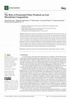 Research paper thumbnail of The Role of Fermented Dairy Products on Gut Microbiota Composition