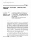 Research paper thumbnail of Women and Microfinance in Mediterranean Countries