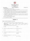 Research paper thumbnail of CLASS X MOCK TEST MATH