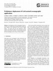 Research paper thumbnail of Preliminary deployment of Grid-assisted oceanographic applications