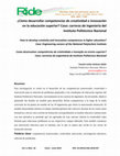 Research paper thumbnail of ¿Cómo desarrollar competencias de creatividad e innovación en la educación superior? Caso: carreras de ingeniería del Instituto Politécnico Nacional / How to develop creativity and innovation competences in higher education? Case: Engineering careers of the National Polytechnic Institute