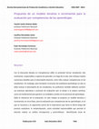 Research paper thumbnail of Propuesta de un modelo iterativo e incremental para la evaluación por competencias de los aprendizajes