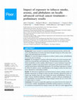 Research paper thumbnail of Impact of exposure to tobacco smoke, arsenic, and phthalates on locally advanced cervical cancer treatment—preliminary results