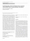 Research paper thumbnail of Sociodemographic, clinical and lifestyle factors associated with psychiatric illness among individuals with diabetes