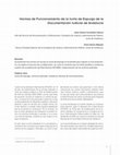 Research paper thumbnail of Normas de funcionamiento de la Junta de Expurgo de la Documentación Judicial de Andalucía