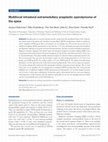 Research paper thumbnail of Multifocal intradural extramedullary anaplastic ependymoma of the spine