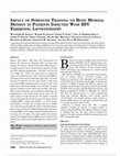 Research paper thumbnail of Impact of Strength Training on Bone Mineral Density in Patients Infected With HIV Exhibiting Lipodystrophy