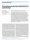 Research paper thumbnail of Gelabert et al. 2024 Social and genetic diversity in first farmers of central Europe