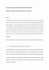 Research paper thumbnail of Critique, Metacritique, and Making the (World of) Difference:
Domenico Losurdo on the Paradoxes of Nietzsche reception