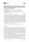 Research paper thumbnail of The Relationship between the Angle of Curvature of the Spine and SEMG Amplitude of the Erector Spinae in Young School-Children