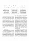 Research paper thumbnail of Equilibrio de Carga para Transformadores de Distribución Eléctrica Mejorando la Calidad de Servicio en Fin de Línea