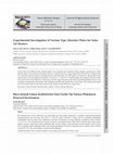 Research paper thumbnail of Experimental investigation of various type absorber plates for solar air heaters