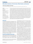 Research paper thumbnail of Microbial induction of immunity, inflammation, and cancer