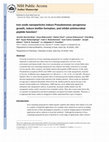 Research paper thumbnail of Iron oxide nanoparticles induce Pseudomonas aeruginosa growth, induce biofilm formation, and inhibit antimicrobial peptide function