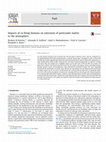 Research paper thumbnail of Impacts of co-firing biomass on emissions of particulate matter to the atmosphere