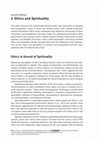 Research paper thumbnail of 4 Ethics and Spirituality