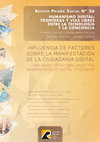 Research paper thumbnail of Influencia de factores sobre la manifestación de la ciudadanía digital