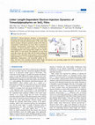 Research paper thumbnail of Linker Length-Dependent Electron-Injection Dynamics of Trimesitylporphyrins on SnO2 Films