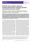 Research paper thumbnail of Multihole water oxidation catalysis on haematite photoanodes revealed by operando spectroelectrochemistry and DFT