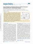 Research paper thumbnail of Inverse Design of a Catalyst for Aqueous CO/CO2 Conversion Informed by the NiII–Iminothiolate Complex