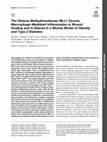 Research paper thumbnail of The Histone Methyltransferase, MLL1, Directs Macrophage-Mediated Inflammation in Wound Healing and is Altered in a Murine Model of Obesity and Type 2 Diabetes