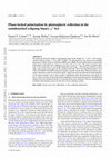 Research paper thumbnail of Phase-locked polarization by photospheric reflection in the semidetached eclipsing binary μ1 Sco